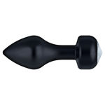 DIAMOND-BUTT-PLUG-ALUMINIUM-83MM-X-30MM-BLACK