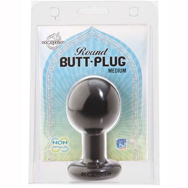 ROUND-BUTT-PLUG-MEDIUM-BLACK