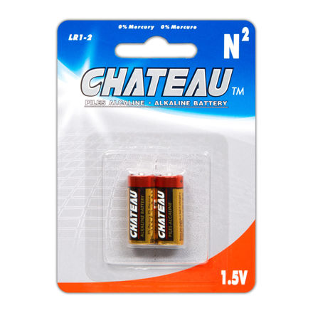 BATTERY-CHATEAU-ALKALINE-N-LR1-2PK