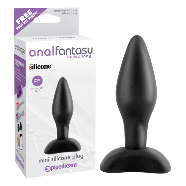 ANAL-FANTASY-COLLECTION-MINI-SILICONE-PLUG-BLACK