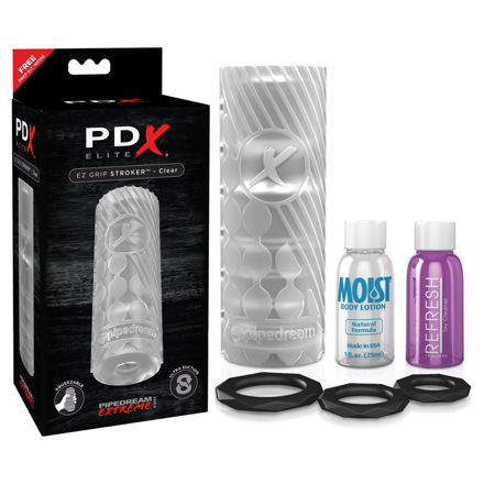 PDX-ELITE-EZ-GRIP-STROKER-CLEAR