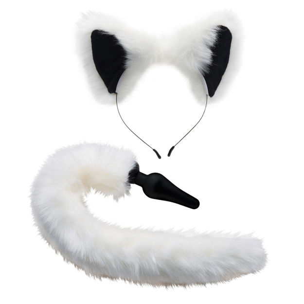 Tailz-White-Fox-Tail-and-Ears-Set