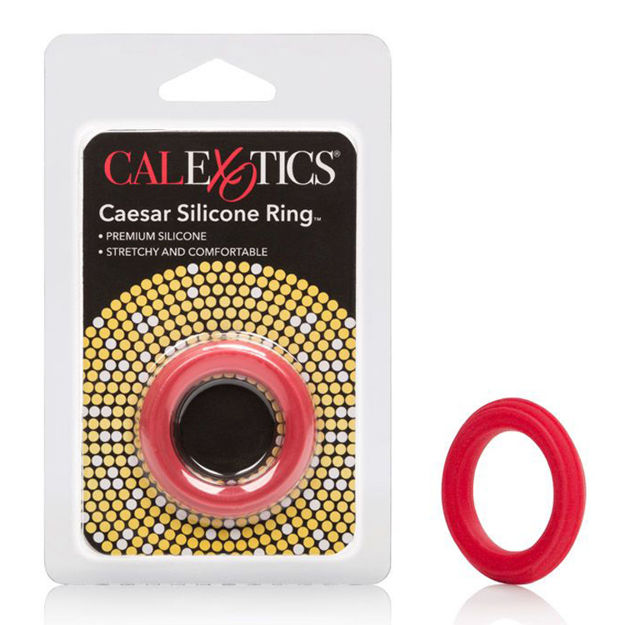 Caesar-Silicone-Ring-Red