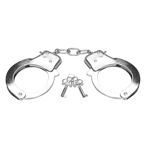 SILVER-HANDCUFFS