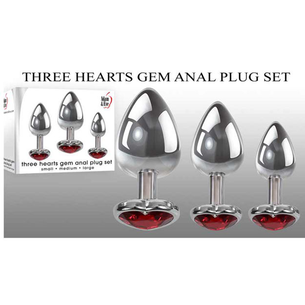 THREE-HEARTS-GEM-ANAL-PLUG-SET