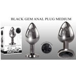 Black-Gem-Anal-Plug-Medium