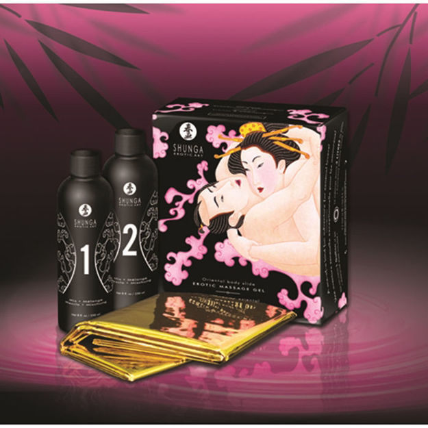 Image de SHUNGA GELÉE MASSAGE ÉROTIQUE VIN PÉTILLANT FRAISE