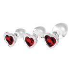 Red-Heart-Gem-Glass-Plug-Set