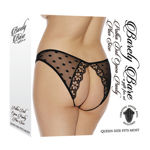 Polka-Dot-Open-Panty-Plus-Size-Black