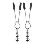 Image de Beaded Nipple Clamps - Silver