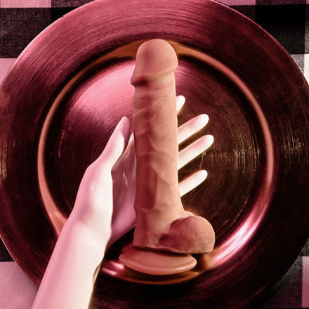 Image de 6.5" Natural Feel Dildo Dark