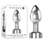 Image de Rockin Metal Plug Mini - Rechargeable - Silver