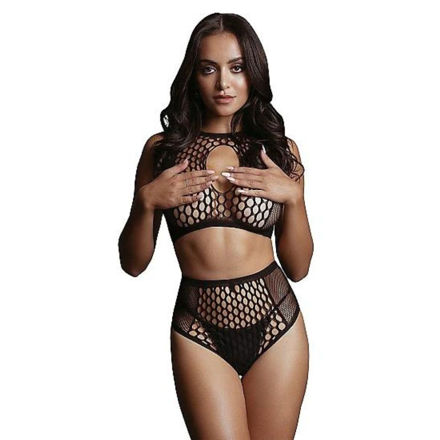 Image de Le Désir Duo Net - Ensemble de soutien-gorge à trou de serrure