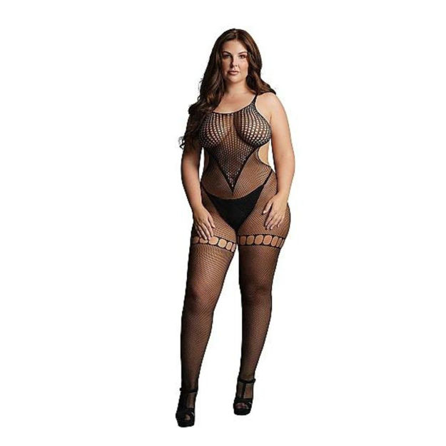 Image de Bodystocking Duo Net à col montant OSX