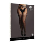 Image de Collants à bretelles déchiquetés - Noir - OSX