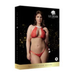 Image de Ensemble de lingerie en dentelle Snow Angel - ROUGE - O/SX