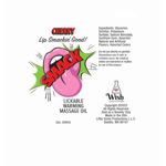 Image de Huile de massage chauffante et léchable Smack – Cerise