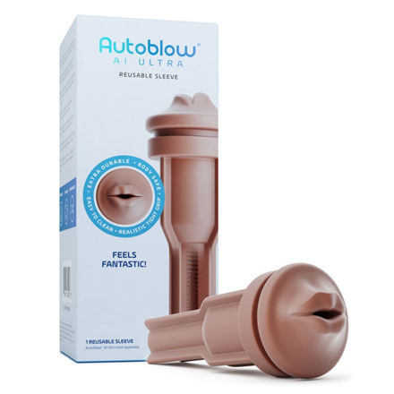 Image de Autoblow AI Ultra Mouth Sleeve - Brown