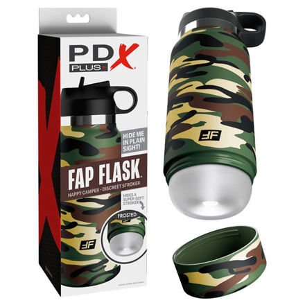Image de PDX Plus Fap Flask Happy Camper - Frosted/Camo