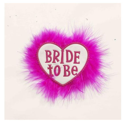 Image de Bouton Coeur Mariée à être