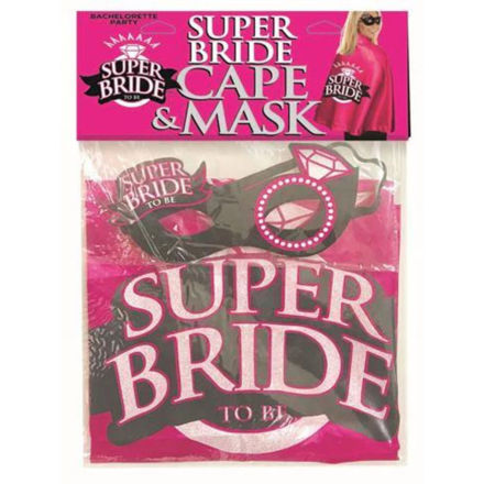 Image de Ensemble cape et masque Super Bride