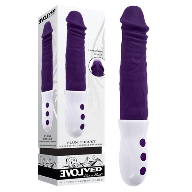 Image de Plum Thrust - Silicone Rechargeable - Black